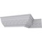 Ekena Millwork 3 3/4"H x 3 1/4"P x 5 1/8"F x 94 1/2"L, (1 5/8" Repeat), Hurley Crown Moulding MLD03X03X05HU - alternate 10